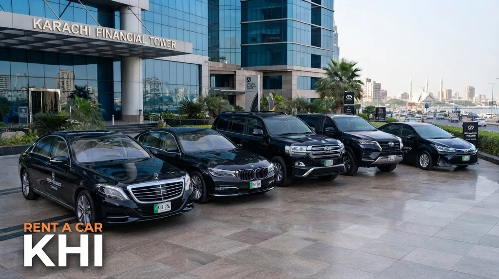 Reliable delegation car rental service in Karachi offering executive fleets, luxury vehicles, and professional chauffeurs for corporate events.